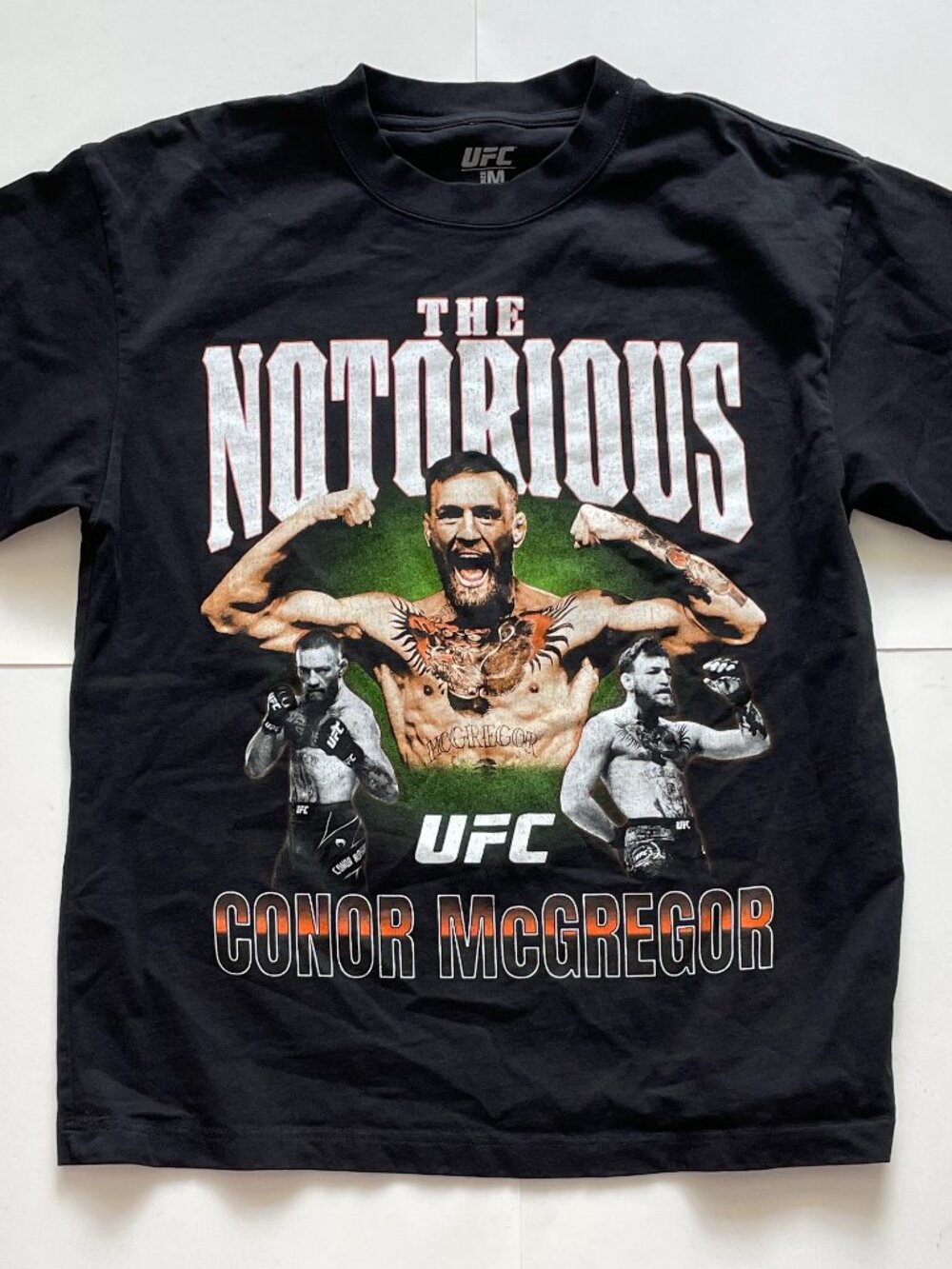UFC Connor McGregor The Notorious T Shirt Mens M Medium Short Sleeve Graphic